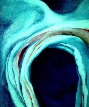 Georgia O Keeffe : Music: Pink and Blue, No. 1
